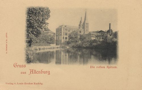 Altenburg i. Thür., Thüringen: Rote Spitzen (Kirchtürme)