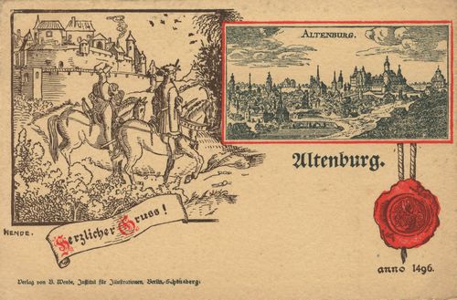 Altenburg i. Thr., Thringen: Stadtansicht; Wende