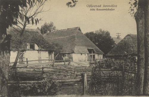 Arendsee, Ostseebad, Mecklenburg-Vorpommern: Alte Bauernhuser