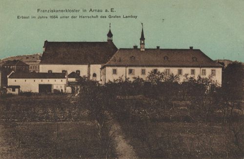 Arnau a. E. (CZ), Tschechien: Franziskanerkloster