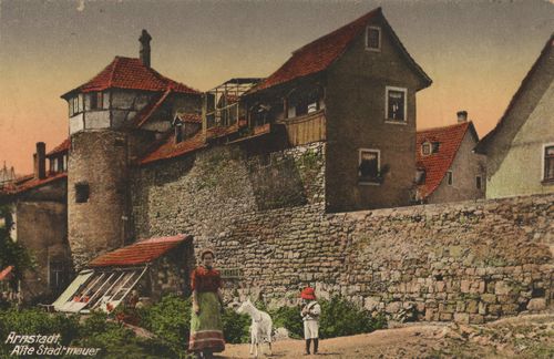 Arnstadt, Thüringen: Alte Stadtmauer
