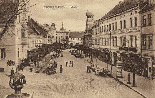Aschersleben, Sachsen-Anhalt: Marktplatz