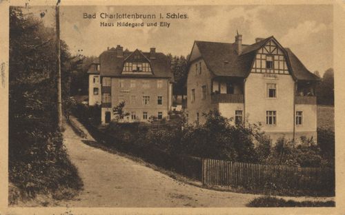 Bad Charlottenbrunn, Schlesien: Haus Hildegard und Elly