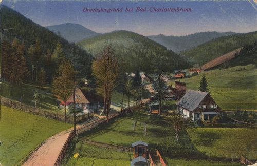 Bad Charlottenbrunn, Schlesien: Stadtansicht