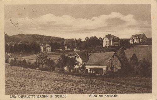 Bad Charlottenbrunn, Schlesien: Stadtansicht [2]