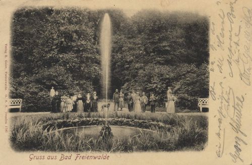 Bad Freienwalde (Oder), Brandenburg: Brunnen