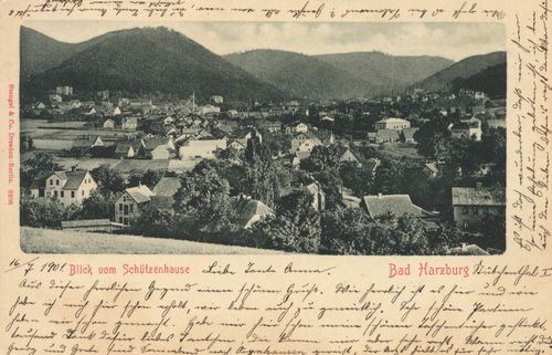 Bad Harzburg, Niedersachsen: Blick vom Schützenhause