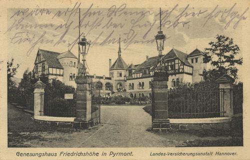 Bad Pyrmont, Niedersachsen: Genesungshaus Friedrichshöhe