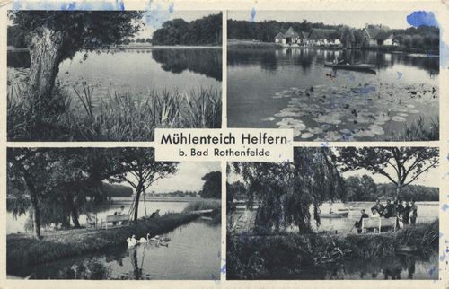 Bad Rothenfelde, Niedersachsen: Mühlenteich Helfern
