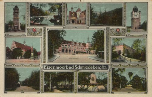 Bad Schmiedeberg, Sachsen-Anhalt: Eisenmoorbad (mehrere Ansichten)