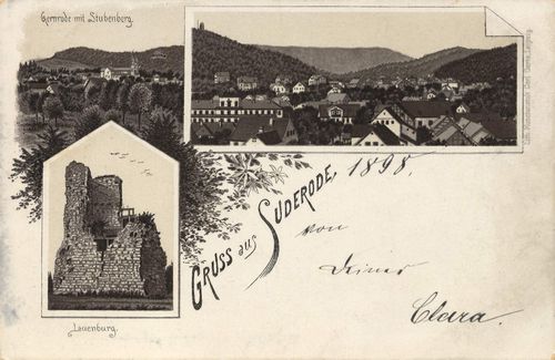 Bad Suderode, Sachsen-Anhalt: Gernrode mit Stubenberg; Lauenburg