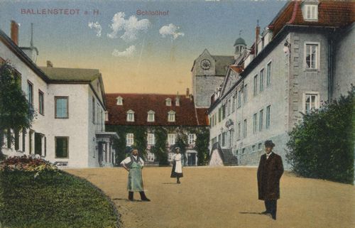 Ballenstedt, Sachsen-Anhalt: Schlosshof