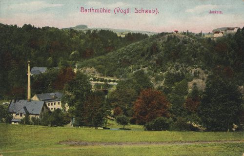 Barthmühle, Sachsen: Ansicht Barthmühle und Jocketa
