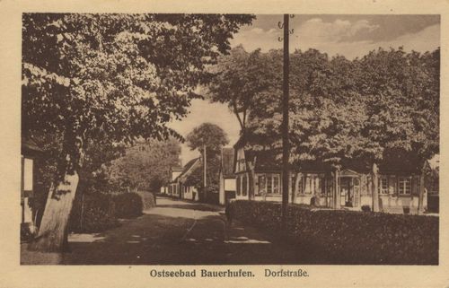 Bauerhufen, Pommern: Dorfstrae