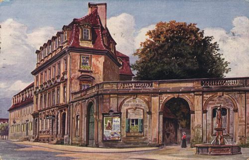 Bayreuth, Bayern: Hofgarten, Eingang