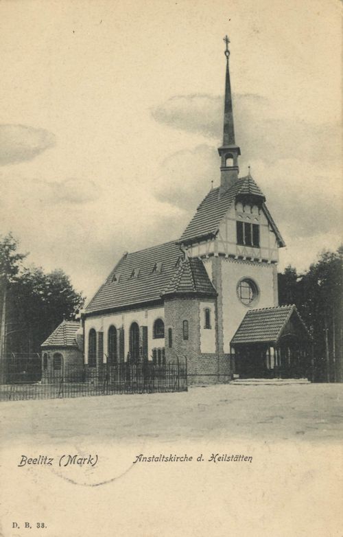 Beelitz, Brandenburg: Anstaltskirche der Heilsttten