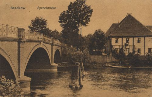 Beeskow, Brandenburg: Spreebrücke