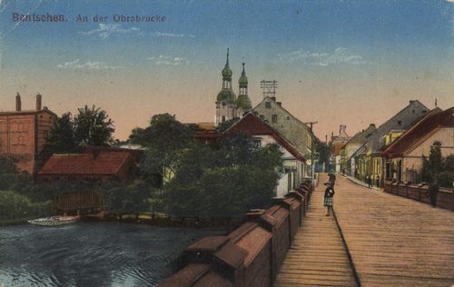 Bentschen, Posen: Obrabrücke