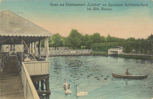 Berlin, Charlottenburg, Berlin: Etablissement Carlshof am Spandauer Schiffahrts-Kanal [4]