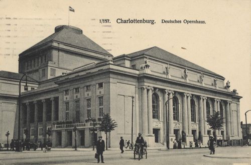Berlin, Charlottenburg, Berlin: Deutsches Opernhaus