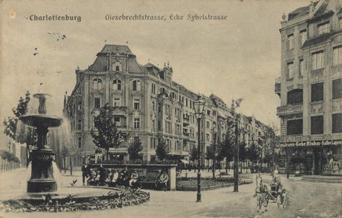 Berlin, Charlottenburg, Berlin: Giesebrechtstraße Ecke Sybelstraße