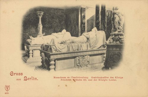 Berlin, Charlottenburg, Berlin: Mausoleum, Grabdenkmäler des Königs Friedrich Wilhelm III. und der Königin Luise