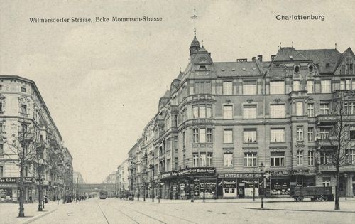 Berlin, Charlottenburg, Berlin: Wilmersdorfer Straße Ecke Mommsenstraße