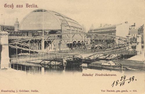 Berlin, Mitte, Berlin: Bahnhof Friedrichstrae [5]