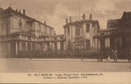 Berlin, Mitte, Berlin: Dorotheenstrae 21, Loge Royal Yorck