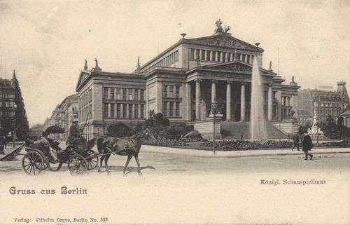 Berlin, Mitte, Berlin: Kgl. Schauspielhaus