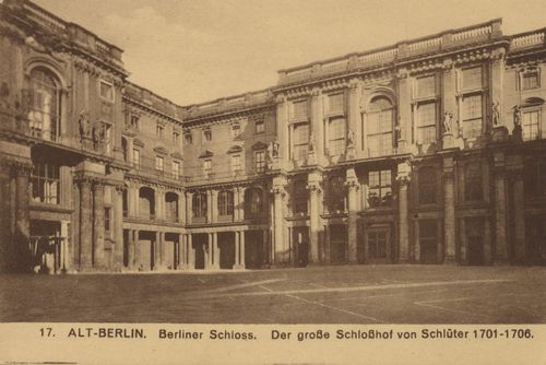 Berlin, Mitte, Berlin: Kgl. Schloss, Schlosshof