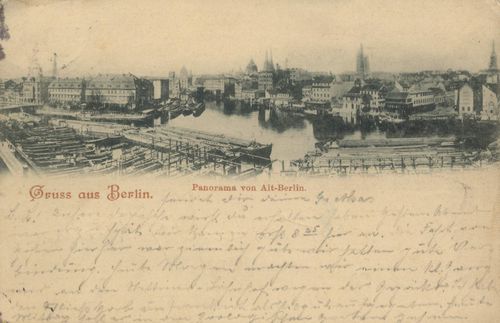 Berlin, Mitte, Berlin: Panorama von Alt-Berlin