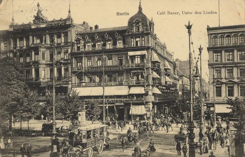 Berlin, Mitte, Berlin: Unter den Linden, Café Bauer