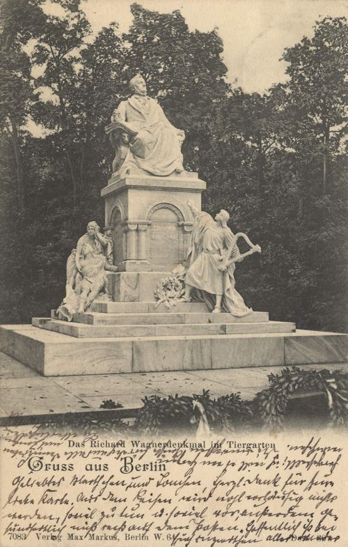 Berlin, Tiergarten, Berlin: Richard-Wagner-Denkmal