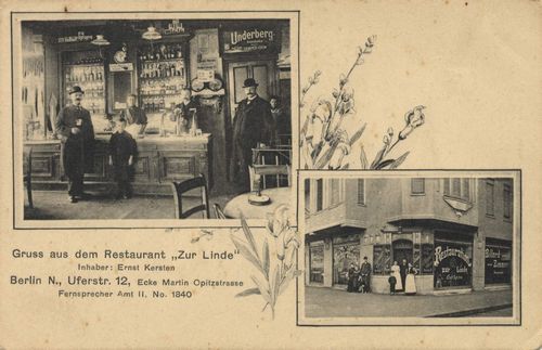 Berlin, Wedding, Berlin: Restaurant Zur Linde