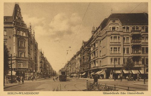 Berlin, Wilmersdorf, Berlin: Uhlandstraße Ecke Güntzelstraße