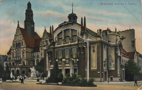Bielefeld, Nordrhein-Westfalen: Rathaus, Theater