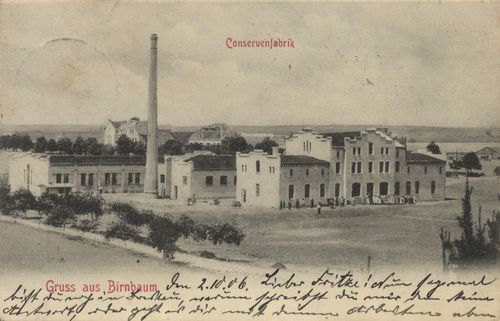 Birnbaum, Posen: Konservenfabrik