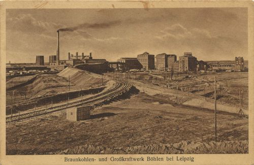 Böhlen, Sachsen: Braunkohlen- und Großkraftwerk