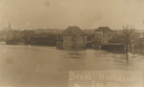 Bonn, Nordrhein-Westfalen: Hochwasser Januar 1920