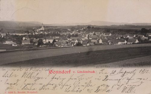 Bonndorf (Schwarzwald), Baden-Württemberg: Stadtansicht vom Lindenbuck