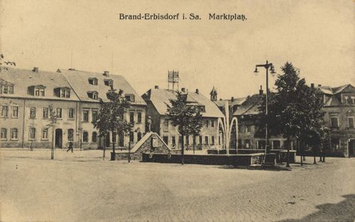 Brand-Erbisdorf, Sachsen: Marktplatz