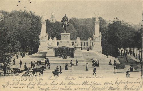Breslau, Schlesien: Kaiser-Wilhelm-Denkmal