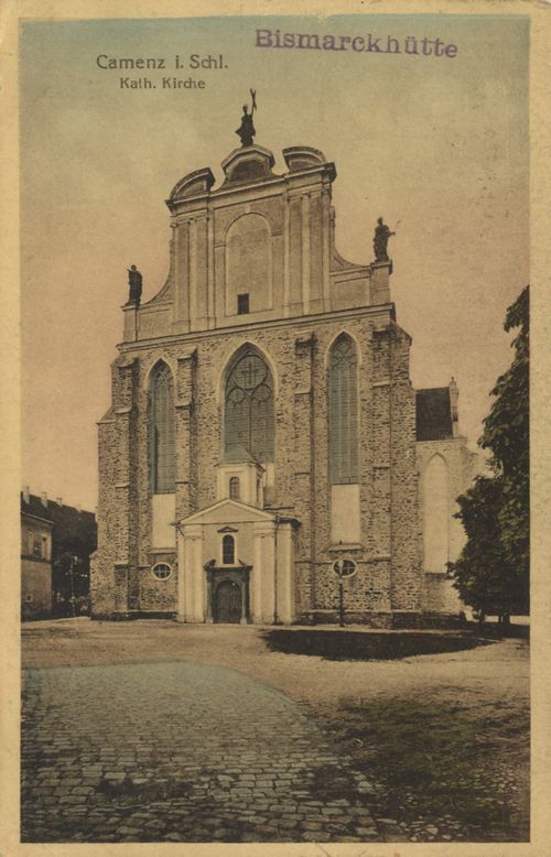Camenz, Schlesien: Kath. Kirche; Bismarckhtte