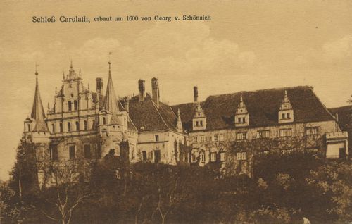Carolath, Schlesien: Schloss