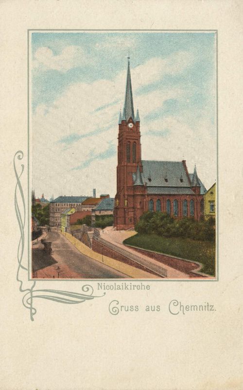 Chemnitz, Sachsen: Nikolaikirche