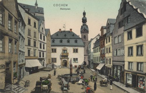 Cochem, Rheinland-Pfalz: Marktplatz