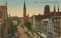 Danzig, Westpreuen: Marktplatz, Rathaus und Langgasse