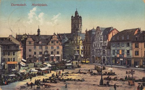 Darmstadt, Hessen: Marktplatz