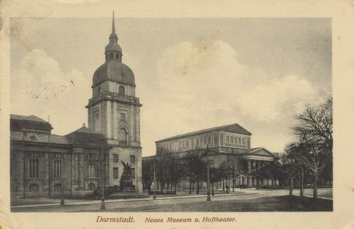 Darmstadt, Hessen: Neues Museum und Hoftheater